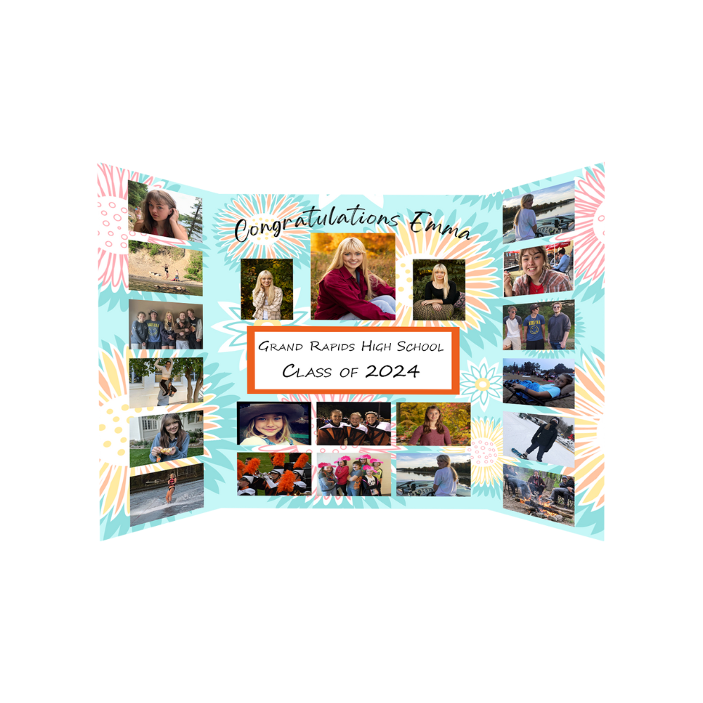 Graduation Photo Collage Template