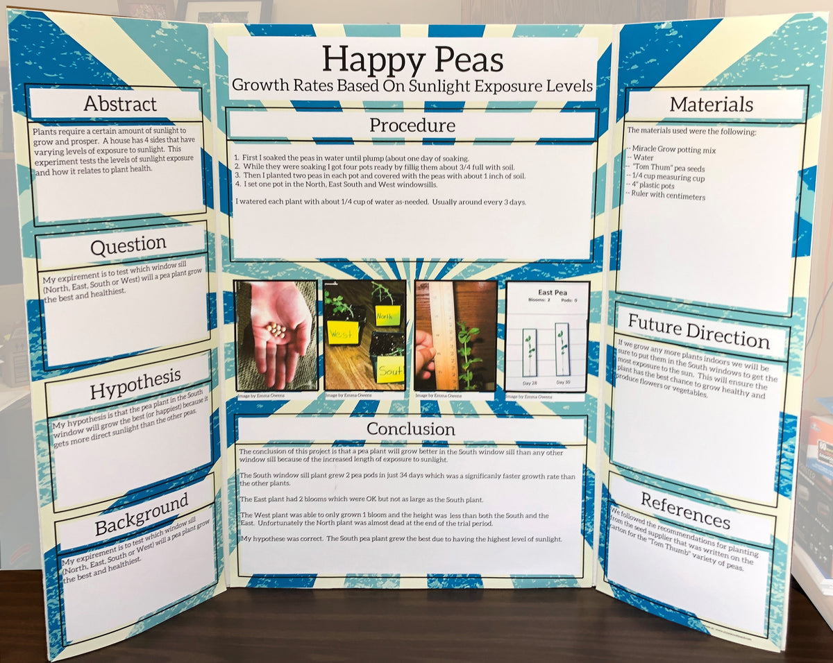 Science Fair Topic Template.pdf Science Fair Trifold Display Boards | Free Templates – My Science Board