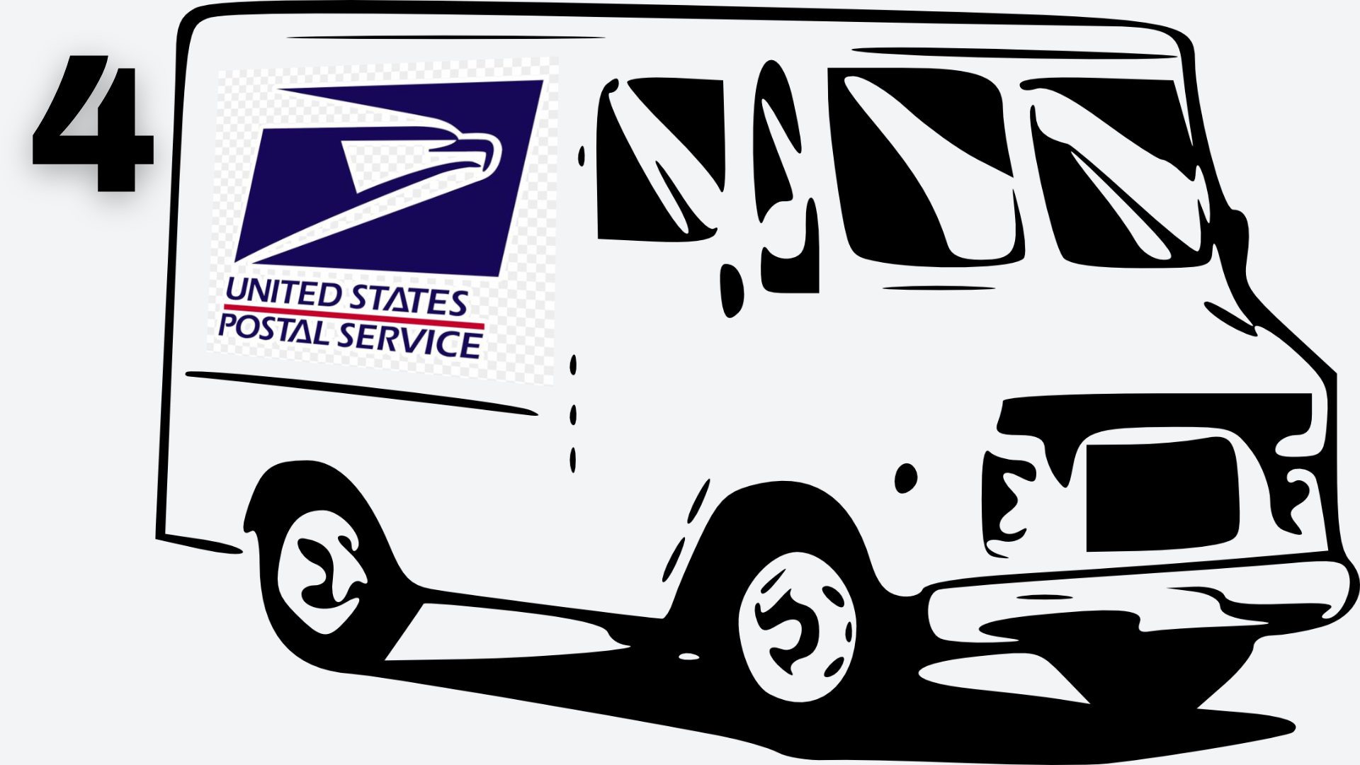 Image of mail truck