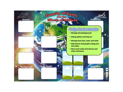 Cosmic Space Science Fair Template