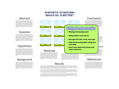 Spartan Black Science Fair Template