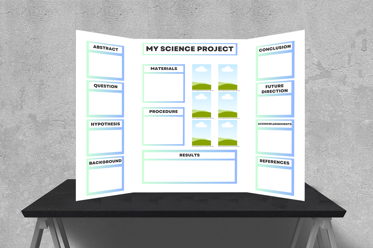 Science Fair Trifold Display Boards Free Templates My Science Board
